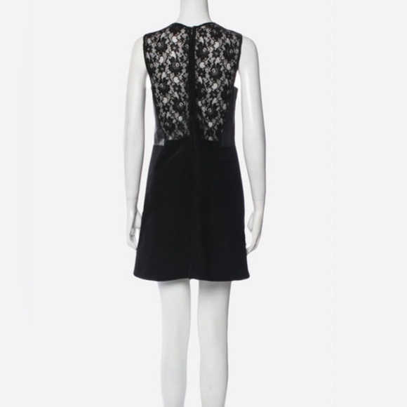 Maje Lamb Leather and Wool dress - Picture 1 of 6